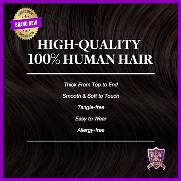 20 Inch Clip In Human Hair Extensions 120g 7 Pieces Remy Hair